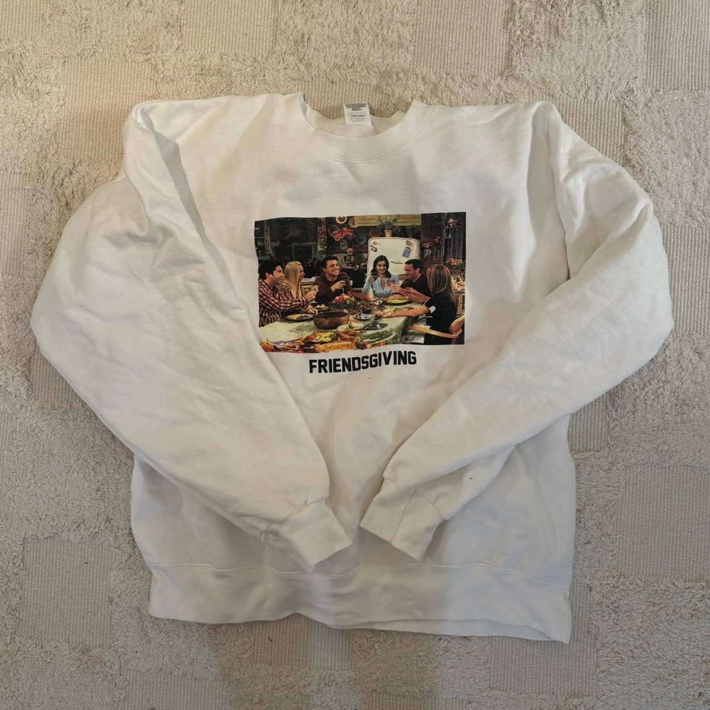Friendsgiving White Sweatshirt